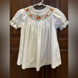 Smocked Pumpkin Top